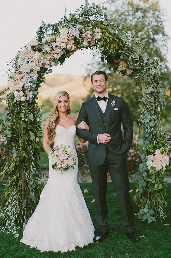 Lovely And Lush Romantic Wedding