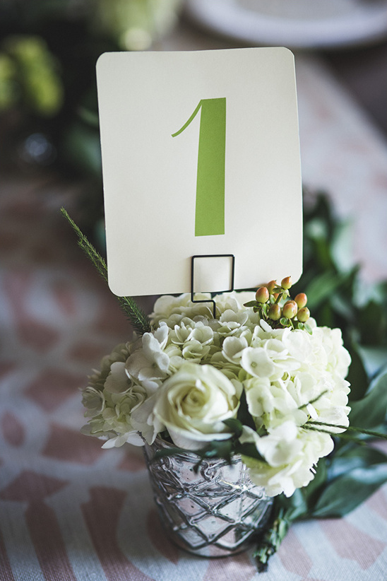 floral table numbers @weddingchicks