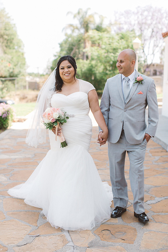 Peach and Pink Wedding