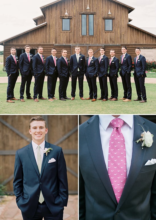 groomsmen with fun ties @weddingchicks
