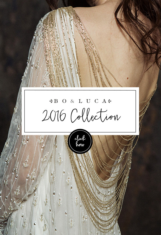 Bo and Luca 2016 collection of beaded wedding dresses