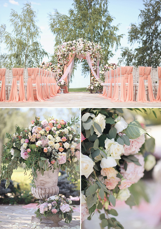 pink ceremony arch @weddingchicks