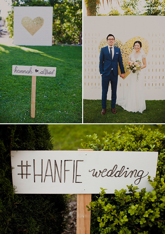 wedding signs and photo backdrop @weddingchicks