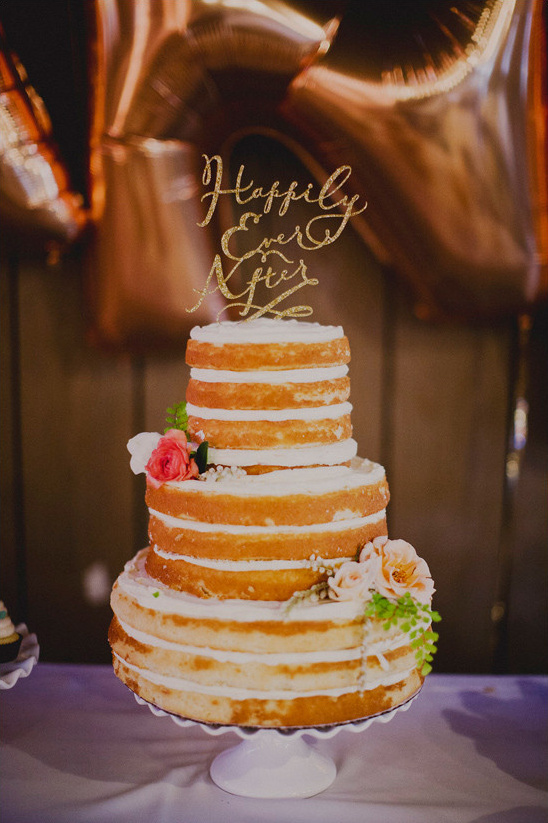 naked cake @weddingchicks
