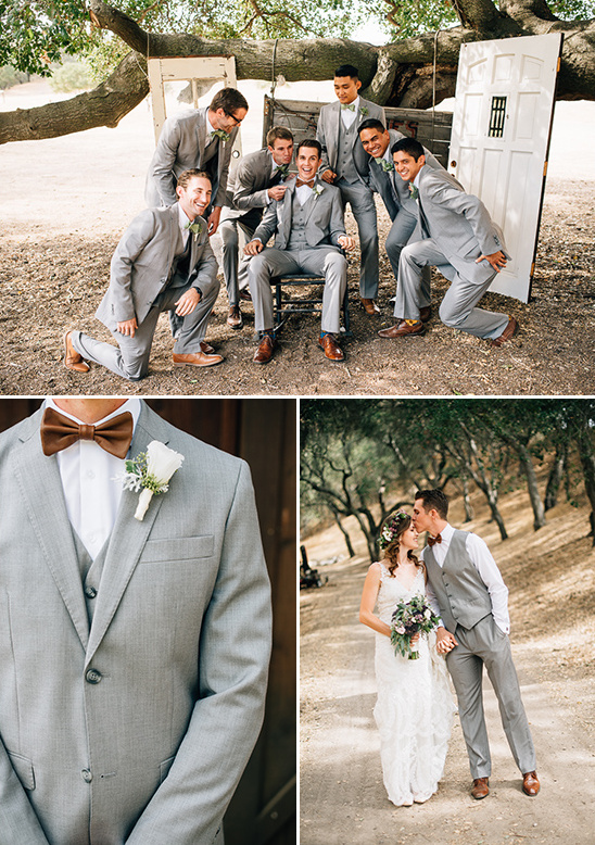 gray groomsmen attire @weddingchicks