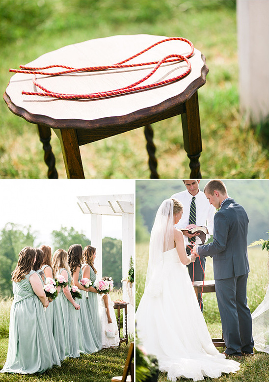 knot tying ceremony @weddingchicks