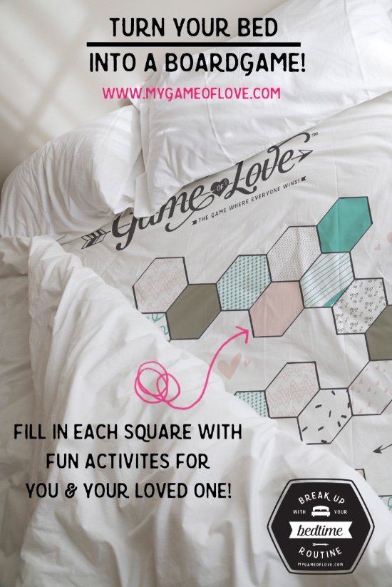 Game of Love board game bedding for couples activities