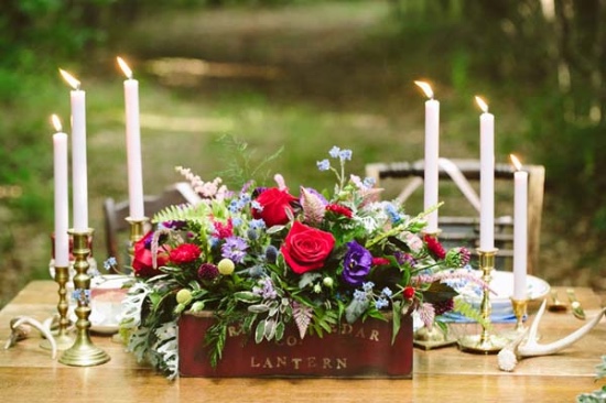 alternative-vintage-forest-wedding