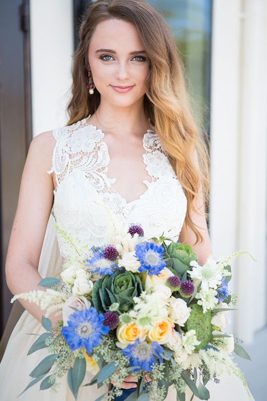 Blue Garden Wedding Inspiration