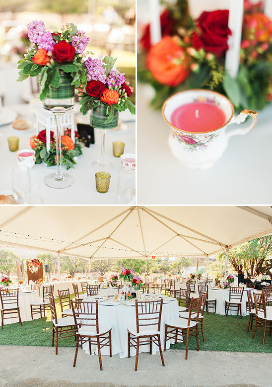 garden tea party reception @weddingchicks