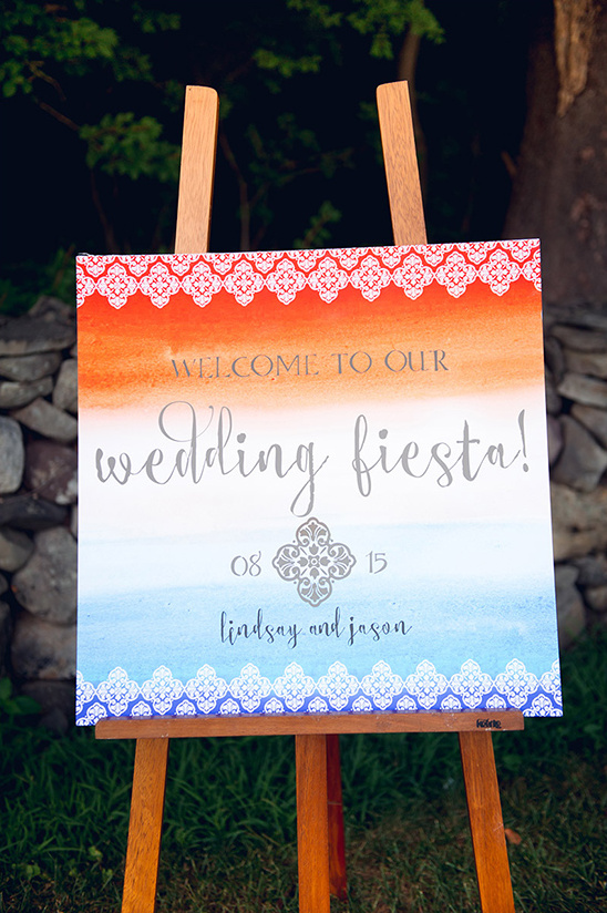 watercolor wedding sign @weddingchicks