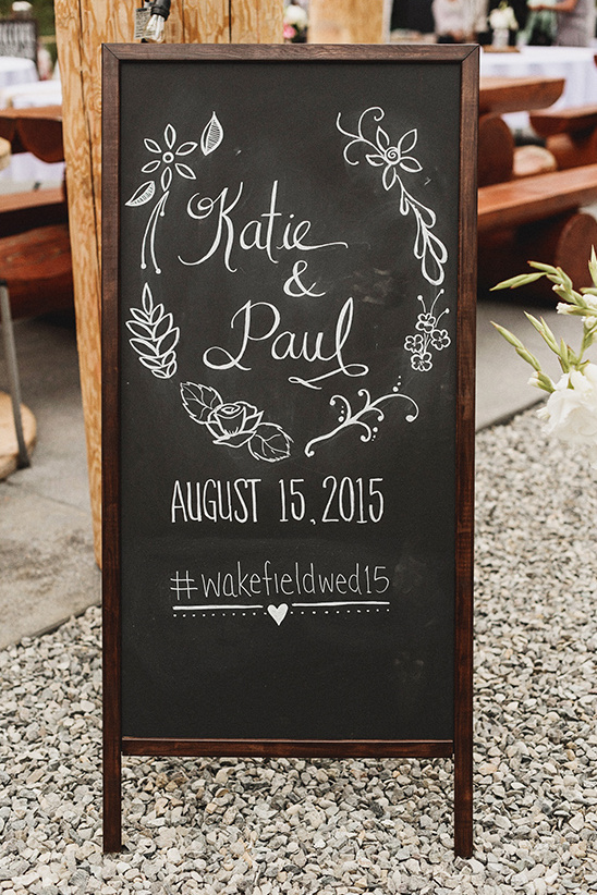 wedding chalkboard signs @weddingchicks