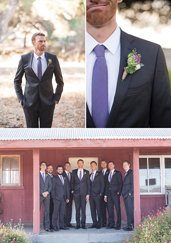lavender groomsmen details @weddingchicks