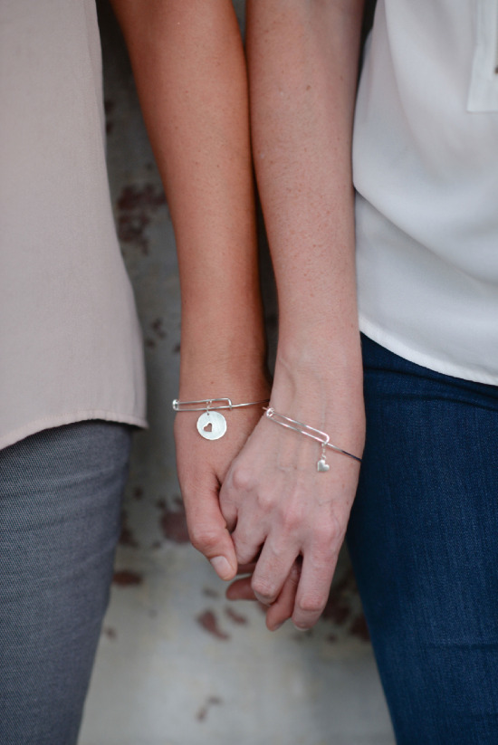 Mother/Daughter Bracelets from Erin Pelicano Jewelry @weddingchicks