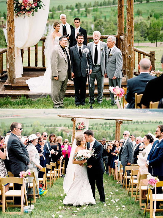 outdoor wedding ceremony @weddingchicks