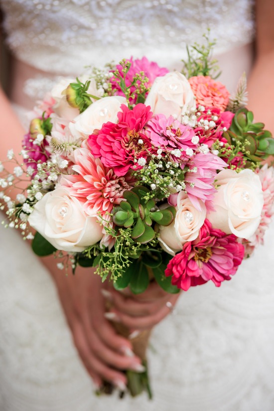 pink-and-grey-vintage-chic-wedding