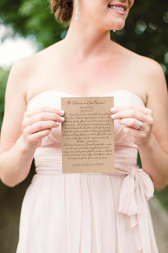 wedding welcome letter @weddingchicks