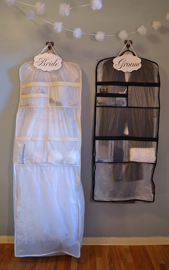 Set Ready Garment Bags @weddingchicks