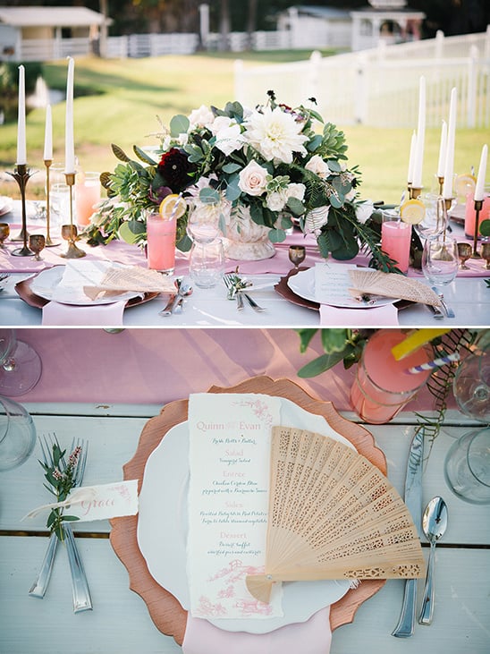 table setting details @weddingchicks