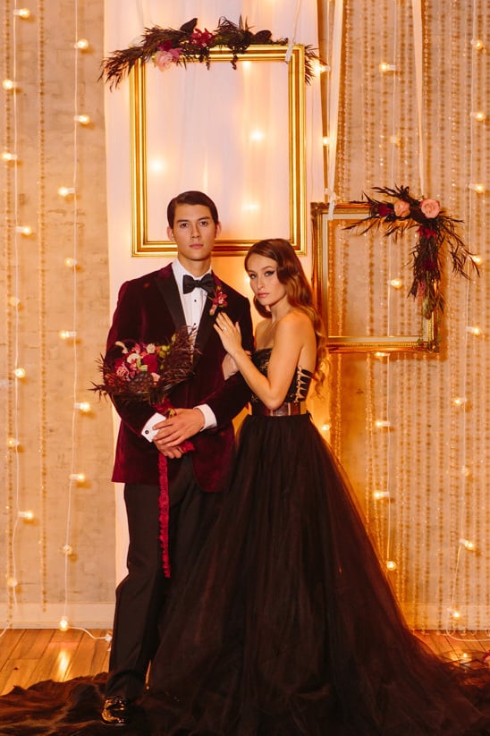 Black Red and Poe Wedding Ideas
