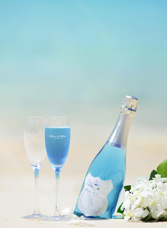 Blue Bubbly From Blanc de Bleu