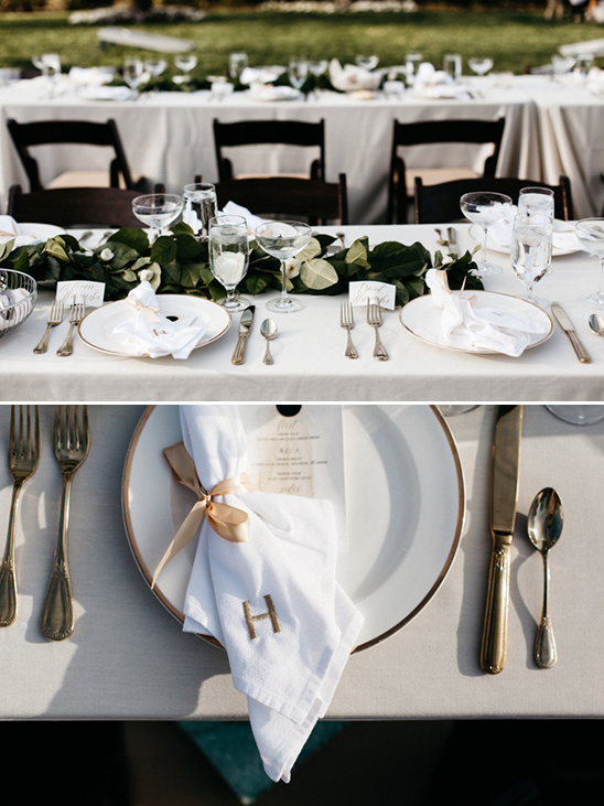 table setting details @weddingchicks
