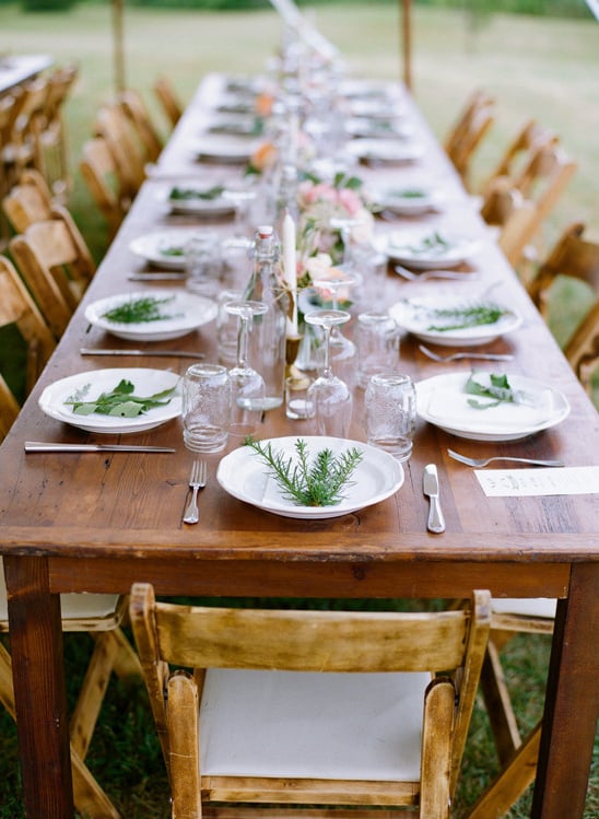 table setting @weddingchicks