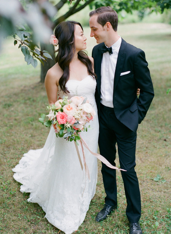 Pink and Green Cottage Wedding