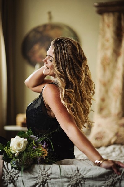 Romantic Lace Boudoir Session