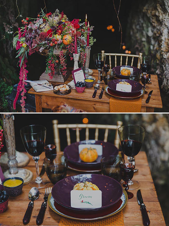 fall table setting @weddingchicks