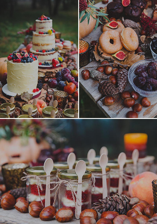 rustic dessert table details @weddingchicks