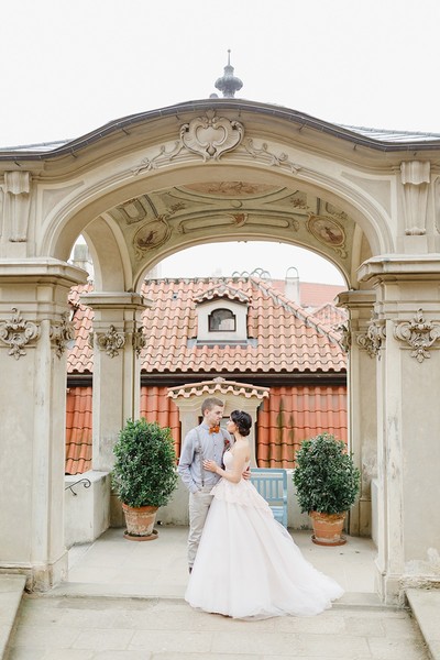 Blush Pink Wedding in Prague