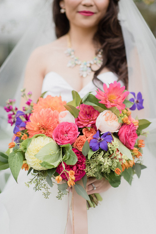 bright bouquet @weddingchicks