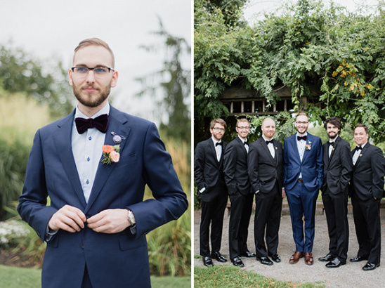 groomsmen in suits @weddingchicks