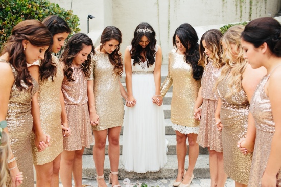 chic-vintage-gold-and-pink-wedding