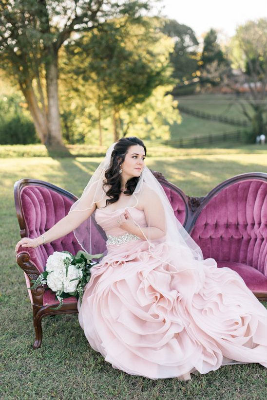 Grey and Pink Shabby Chic Wedding