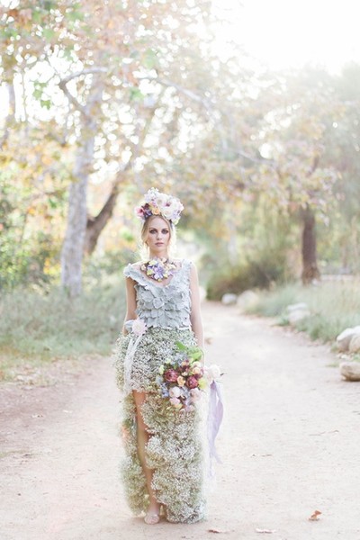 Living Flower Dress Inspiration