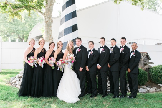 preppy-black-gold-and-white-wedding