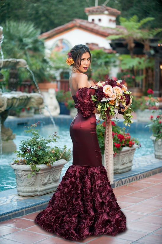Red And Gold Spanish Wedding Ideas