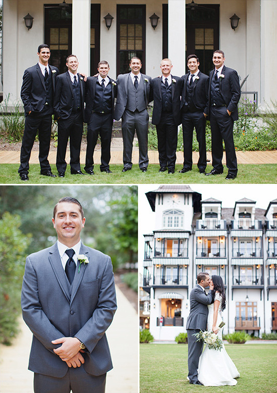 three piece suit groom and groomsmen @weddingchicks