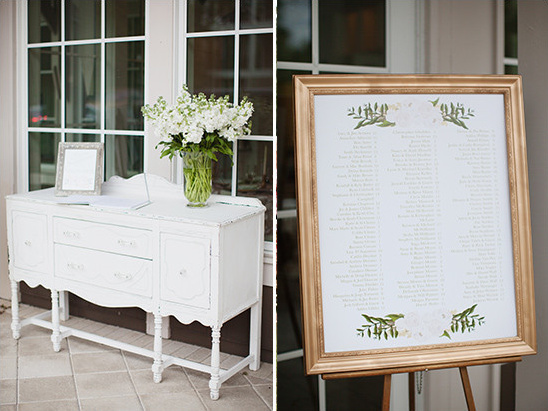 guest book and seating assignments @weddingchicks