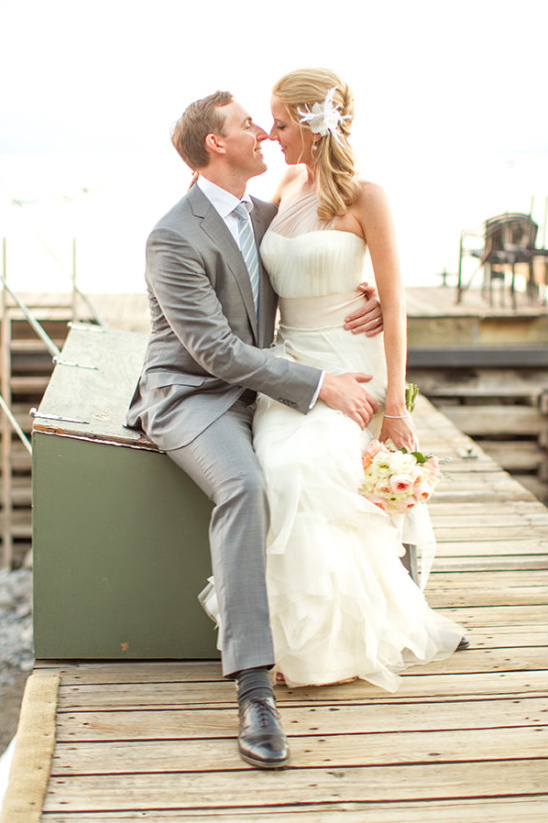 waterfront Lake Tahoe wedding @weddingchicks