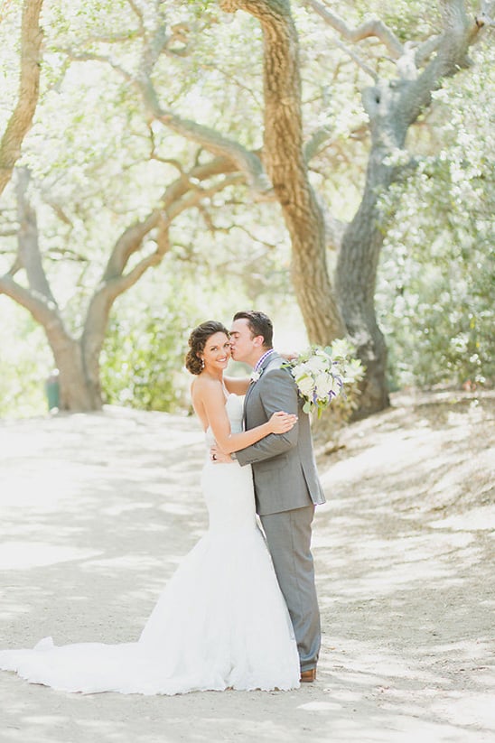 Rustic Purple and White Outdoor Wedding