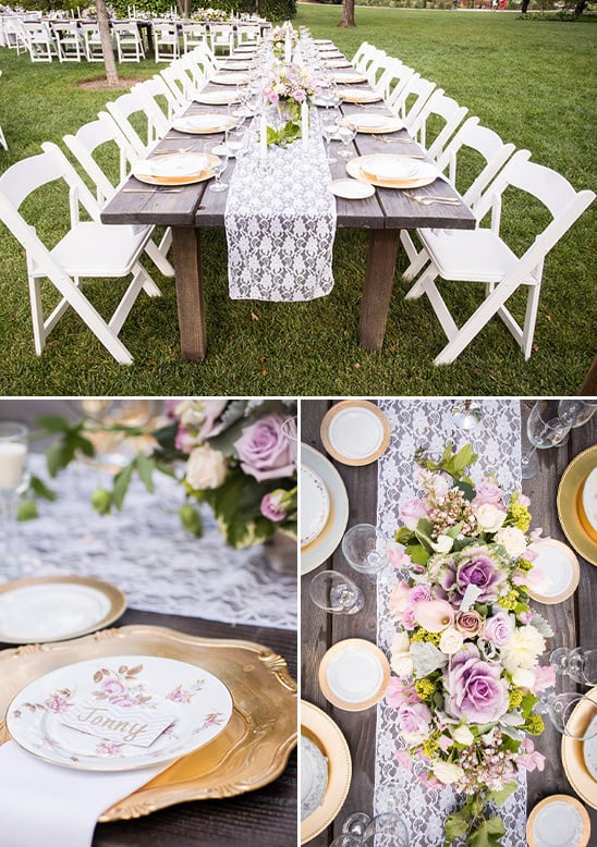 outdoor table decor @weddingchicks