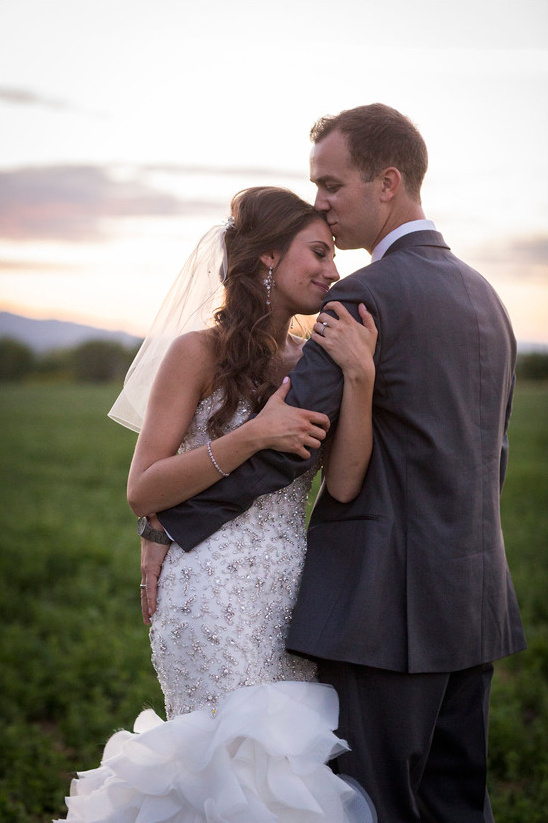 Touch of Purple Garden Wedding