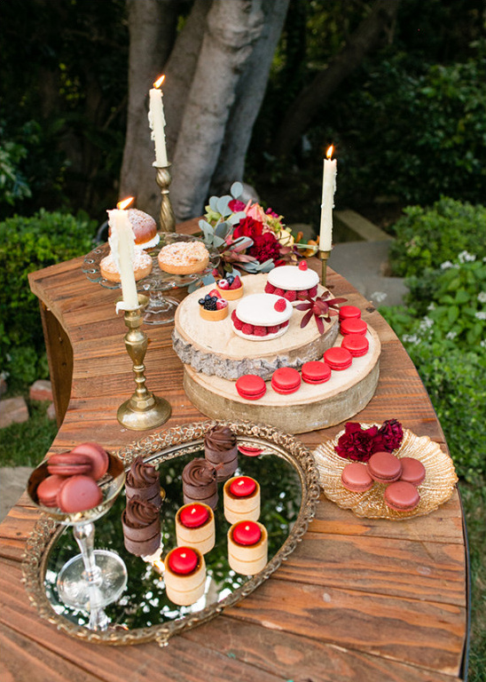 fall inspired dessert table @weddingchicks