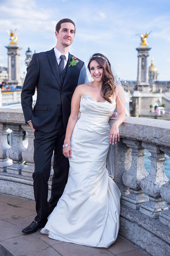 Black and Gold Wedding in Paris