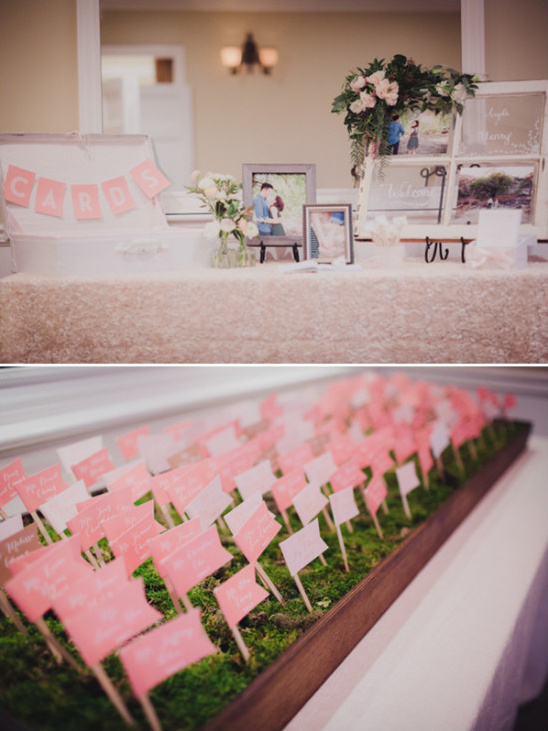 pink reception table @weddingchicks