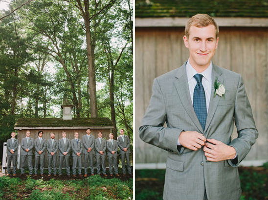 groomsmen in gray @weddingchicks