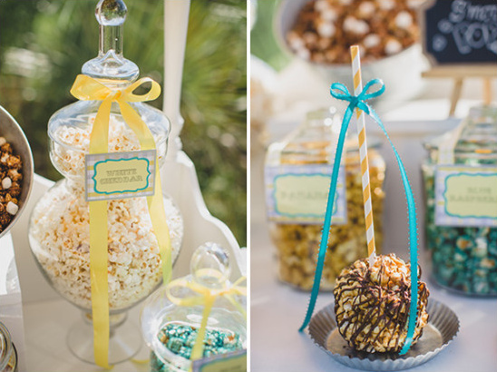 wedding treats popcorn ideas @weddingchicks